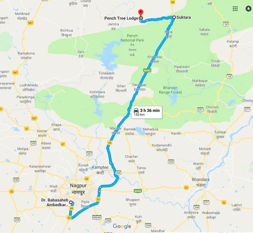 How to reach Pench National Park | Reaching Pench Tree Lodge